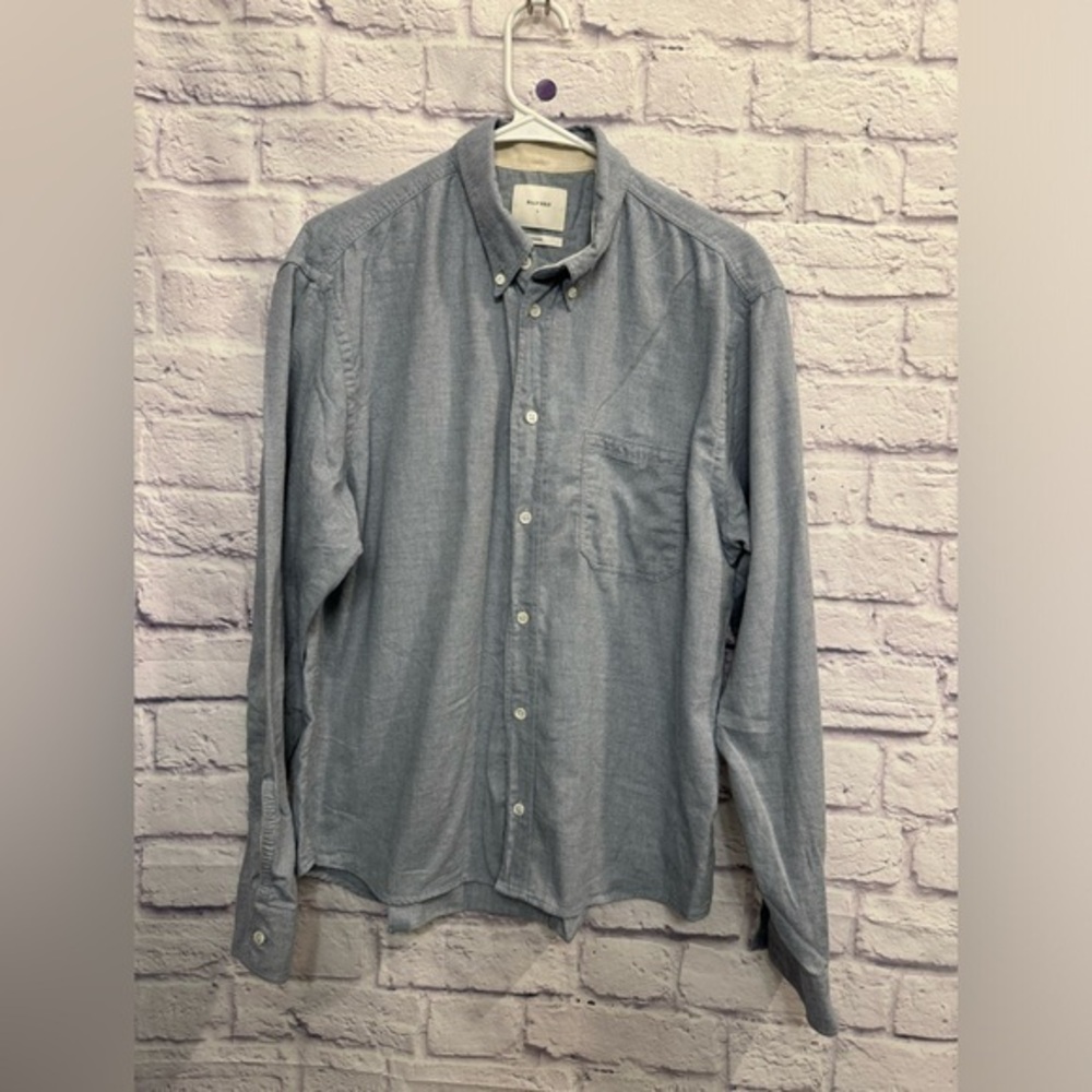 Billy Reid Long Sleeve Dress Shirt Large